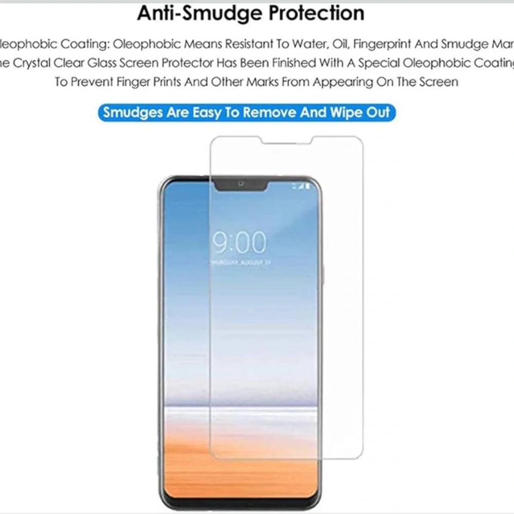 LG G7 Thinq Tempered Glass Screen Protector for Smartphones